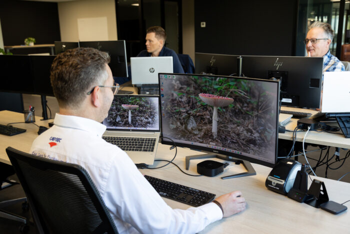 Pieter de Kooter en collega's bij Cartec